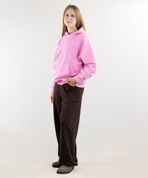 Комплект Худі "Pink", неутеплена, (рожевий), Штани "Вайб", неутеплені, жіночі, (коричневий), S