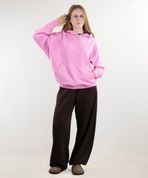Комплект Худі "Pink", неутеплена, (рожевий), Штани "Вайб", неутеплені, жіночі, (коричневий), S