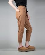 Кроп штани жіночі (коричневий), S