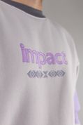 Світшот "Impact" (пудровий/ліловий/рожевий/сірий), XL