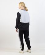 Комплект світшот-майка та штани з лампасами ( чорний/сірий), S