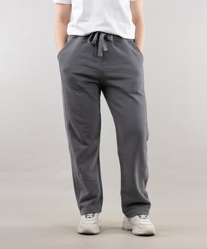 Спортивні штани прямі (сірий), S
